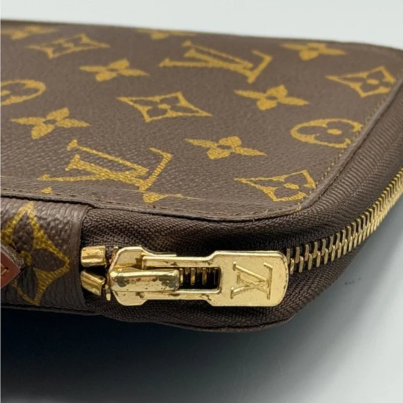 Louis Vuitton Monogram Travel Organizer Wallet - Brown/Gold - Picture 7 of 12